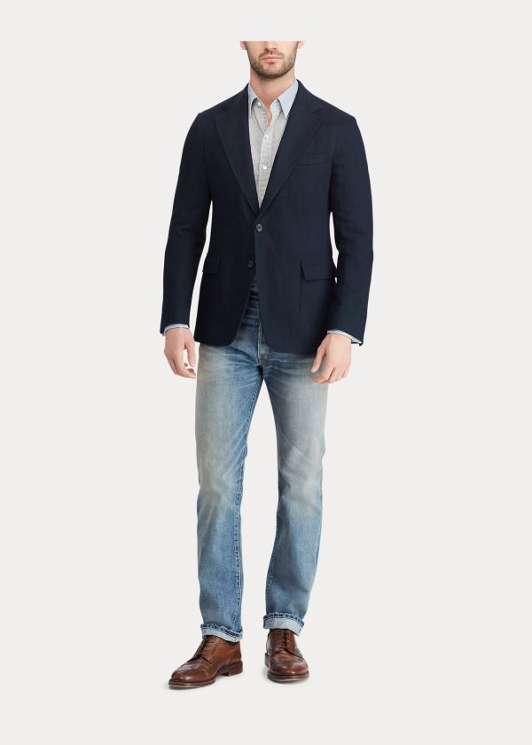 Men's Ralph Lauren Cotton Blazers | 435029MLO